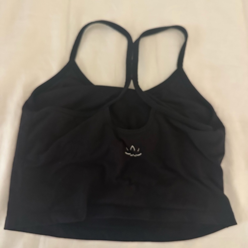 Beyond Yoga Black Racerback Sports Top